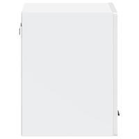 Keukenwandkast Porto bewerkt hout wit - thumbnail