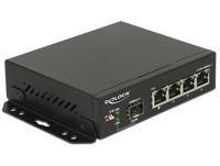 DeLOCK Gigabit Ethernet Switch 4 Port + 1 SFP - thumbnail