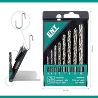 ENT DURADRILL 8-dlg. houtboorset 3-10mm, hele maten - 7909248 - thumbnail