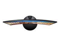 Samsung C27F398F (LC27F398FWUXEN) 68,58 cm LED Curved Monitor 1800R (D-Sub, 1.920 x 1.080 pixels, 60 Hz herhalingsfrequentie, 4 ms reactietijd) zwart VGA, HDMI, rond onderste deel 27 inch zwart - thumbnail