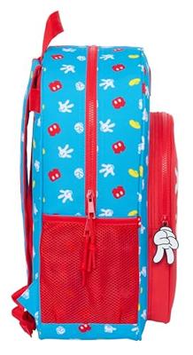 Schoolrugzak Mickey Mouse Clubhouse Fantastic Blauw Rood 33 x 42 x 14 cm Schoolrugzak Mickey Mouse Clubhouse Fantastic Blauw Rood 33 x 42 x 14 cm