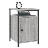 Nachtkastjes 2 st 40x42x60 cm bewerkt hout grijs sonoma eiken - thumbnail