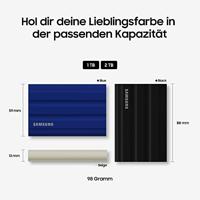 Externe Solid State Drive - SAMSUNG - T7 Shield - 2 TB - USB 3.2 Gen 2 (USB-C-connector) (MU-PE2T0R/EU) - thumbnail