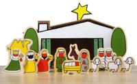 Dick Bruna Houten Kerststal - thumbnail