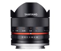 Samyang 8mm F/2.8 Fisheye II Sony E-system zwart - thumbnail