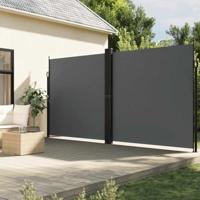 VidaXL Windscherm uittrekbaar 200x600 cm antracietkleurig - thumbnail