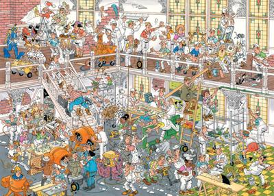 Jan van Haasteren Legpuzzel - De Bouwmarkt en de Verbouwing, 2x1000st.