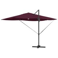 VidaXL Parasol bordeaux rood 351 x 250 x 253 cm polyester en aluminium - thumbnail