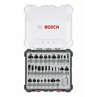 Bosch Accessoires 30-delige gemengde freesset - schachtdiameter 8 mm - 2607017475