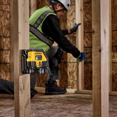 DeWalt dcle14201gb-xj kruislijnlaser | oplaadbaar via usb-c | li-ion | groen - dcle14201gb-xj