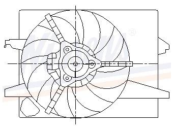 Koelventilator 85583