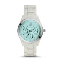 Horlogeband Fossil ES4019 Kunststof/Plastic Bruin 18mm - thumbnail