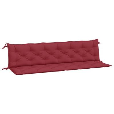 VidaXL Tuinbankkussens 2 st 200x50x7 cm oxford stof wijnrood VidaXL Tuinbankkussens 2 st 200x50x7 cm oxford stof wijnrood