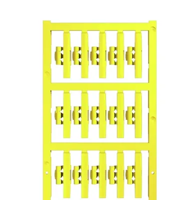 Weidmüller 1813260000 SFC 0/30 NEUTRAL GE Kabelmarkeringdrager Montagemethode: Vastklemmen Markeringsvlak: 4.10 x 30 mm Geel Aantal markeringen: 150 150 stuk(s)