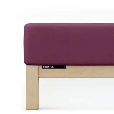 Schlafgut Schlafgut Badstof Hoeslaken XL - 180x200 - 200x200 542 Purple Deep