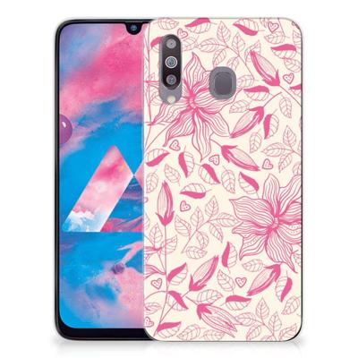 Samsung Galaxy M30 | TPU Case | Pink Flowers