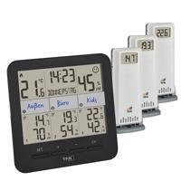 TFA Dostmann KLIMA@HOME 2 30.3075.01 Draadloze thermo- en hygrometer Zwart - thumbnail