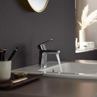 Wastafelmengkraan HansGrohe Vernis Blend 70 Brass Eengreeps Met Trekwaste Chroom - thumbnail