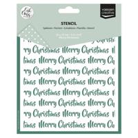 Vaessen Creative • stencil merry christmas 15x15cm - thumbnail