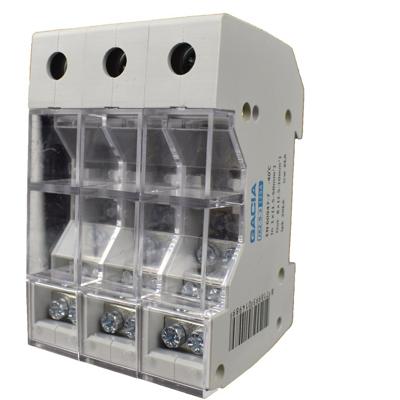 GACIA JX2-9 distirbutieblok 3p, 1x50mm2 - 8x 6mm2 (busbar) DIN rail bevestiging