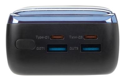 Powerbank Rivacase VA1080 Zwart 30000 mAh