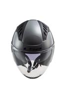 LS2 "of600 copter ii solid" jethelm helmet copter ii soli nardo grey gr. l - thumbnail