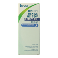 Teva Broomhexine HCL 8mg / 5ml 150 Milliliter - thumbnail