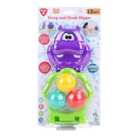 Playgo badspeelgoed basketbal nijlpaard speelset - 4dlg. - thumbnail