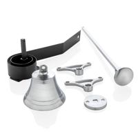 De Oude Deurklink Trekbel mat nikkel - thumbnail