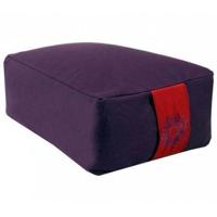 Yogi & Yogini Meditatiekussen Rechthoekig Katoen Violet - 7e Chakra - 38 x 28 x 15 cm - thumbnail