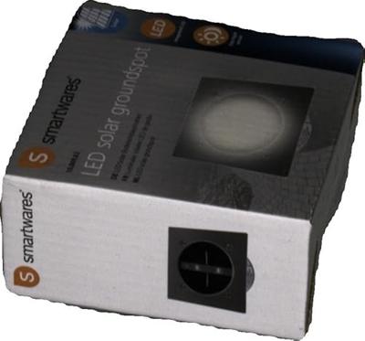 Ranex Ra-5000198 Vierkante Led Solar Grondspot Geborsteld Rvs Glas (5000.198) - thumbnail
