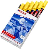 Permanente markeerstift Edding 300 Geel (10 Stuks) - thumbnail