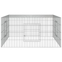 Konijnenkooi 110x110x55 cm gegalvaniseerd ijzer - thumbnail