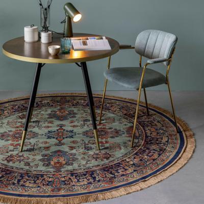 ZILT Rond Vloerkleed 'Boog' 200cm, kleur Groen ZILT Rond Vloerkleed 'Boog' 200cm, kleur Groen