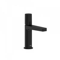 Wastafelmengkraan Tres Project 1-Knop Uitloop Recht 11 cm Rond Mat Zwart Tres - thumbnail