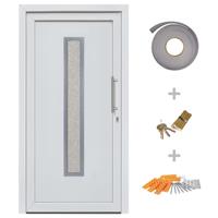 Voordeur 98x208 cm wit - thumbnail