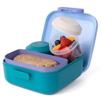 Amuse rikko lagoon sky lunchbox blauw/paars - thumbnail