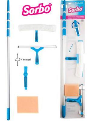 Raamwasser prof 5-delig incl. tel.steel