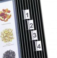 Q-CONNECT tabs voor display systeem 25 mm geassorteerde kleuren 10 stuks - thumbnail