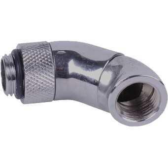 Alphacool HF angle adapter double 45° rotatable G1/4 AG to G1/4 IG verbinding Alphacool HF angle adapter double 45° rotatable G1/4 AG to G1/4 IG verbinding