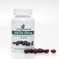 Livinggreens Krillolie 500mg 120 Capsules - thumbnail