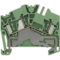 Weidmüller 1706090000-1 Aardingsklem Spanveer Groen-geel 1 stuk(s) - thumbnail