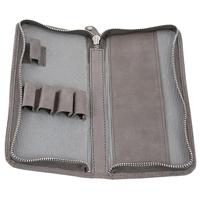 Alassio JU-2639 Etui Hunterleer Grijs 17x8x2,5cm - thumbnail