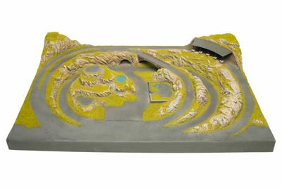 NOCH 87000 Z Kant-en-klaar landschap Centraal Meran Z Märklin miniclub rails, Z Rokuhan rails (met ballastbed)