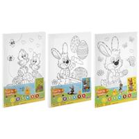 Creative Craft Group Canvas schilderen op nummer pasen - thumbnail
