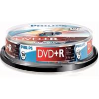 Philips DVD+R blanco's (4,7 GB data/120 minuten video, 16x high-speed opname, 10 spindel) - thumbnail
