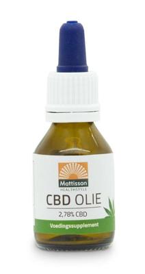 Mattisson CBD olie 2.78% 20 Milliliter Mattisson CBD olie 2.78% 20 Milliliter
