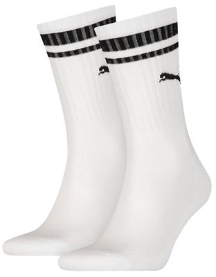 2-Paar sport sokken Heritage Stripe - Gestreepte katoenen sokken - Dames - Heren witte sokken - 42 - 42 - 42 - 42 - 42 - 42 - 42 - 42 - 42 -