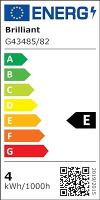 Brilliant G43485/82 Avon Staande LED-buitenlamp LED LED vast ingebouwd 6 W RVS