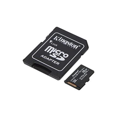 Micro SD kaart met adapter Kingston SDCIT/16GB 16GB 16 GB - thumbnail